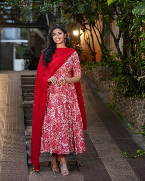 Gown with dupatta - Image 5