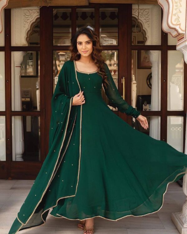 Gown with Dupatta - Image 2