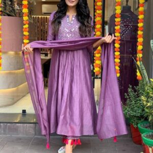 ETHNIC ANARKALI GOWN SET