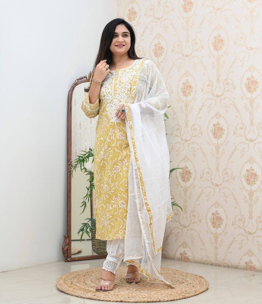 embroideri chikankari set