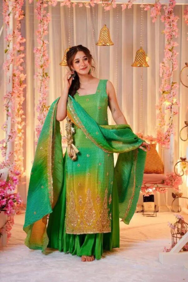 Sharara Set / Plazzo set Punjabi Vibes wedding Wear - Image 7