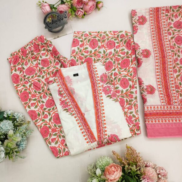 Summer special dupatta plazzo set - Image 2
