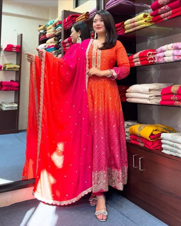 Anarkali Gown Set - Image 4
